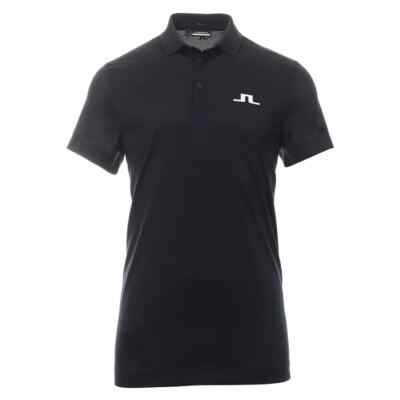 J Lindeberg Men's Bridge Regular Fit Golf Polo Navy Medium NEW NWT