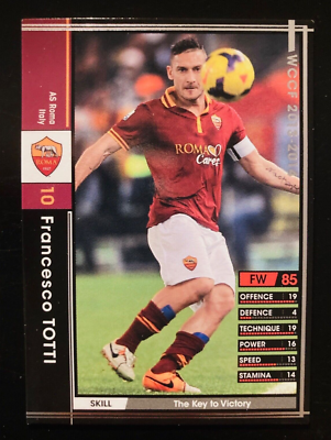 2013-14 Panini SEGA WCCF # 160 Francesco Totti AS Roma black