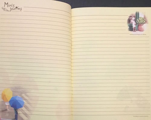 Cuadernos lindos de Min's Journey - papelería coreana Kawaii - diario en blanco - Imagen 5 de 11