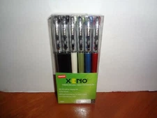 12 PACK STAPLES XENO BALLPOINT STICK PENS MEDIUM BLACK INK