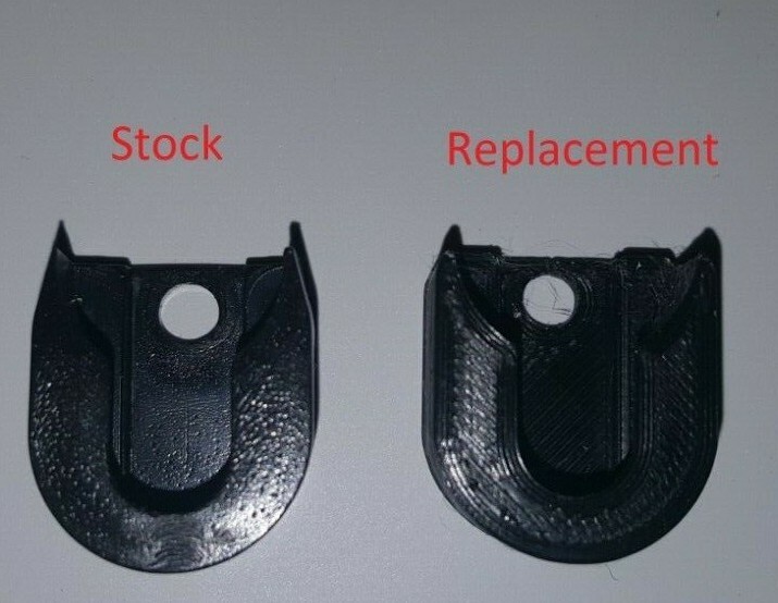 Haier refrigerator 2 LOWER door handle fix clips WR12X31693 4929237