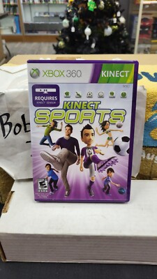 CIB KINECT SPORTS MICROSOFT XBOX 360 VIDEO GAME COMPLETE IN BOX