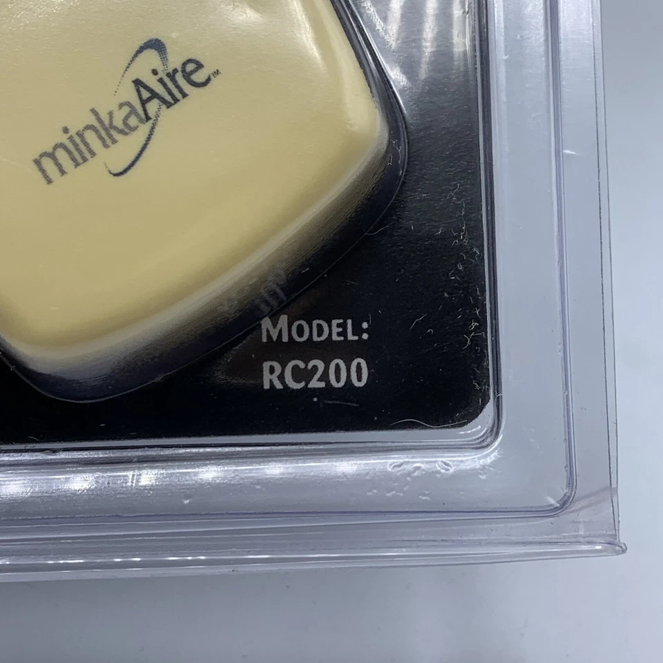 MinkaAire RC200 Programmable Thermostatic Ceiling Fan & Light Remote NEW - Image 3 of 4