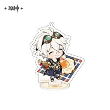 miHoYo Genshin Impact Bennett Acryl Stand Keychain Cute Delicious Party Official