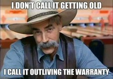 Sam Elliot refrigerator magnet 3" 1/2 x 4 1/2 " Made in the USA