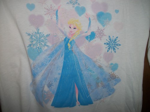 Camiseta Disney Frozen Elsa Juniors Nueva con Etiquetas Talla Mediana Juniors - Imagen 2 de 2