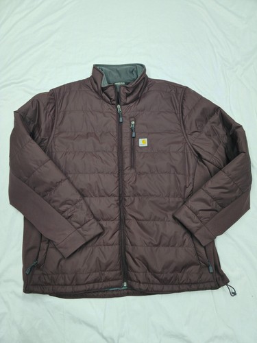 Carhartt Women’s Gilliam Rain Defender Jacket Burgundy 2XL XXL 20 New OK5912-W