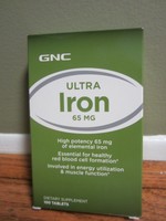Gnc Ultra Iron 65 Mg Ferrous Sulfate 100 Tablets 11/2017 Supplement Gnc Ultra Iron 65 Mg Ferrous Sulfate 100 Tablets 11/2017 Supplement