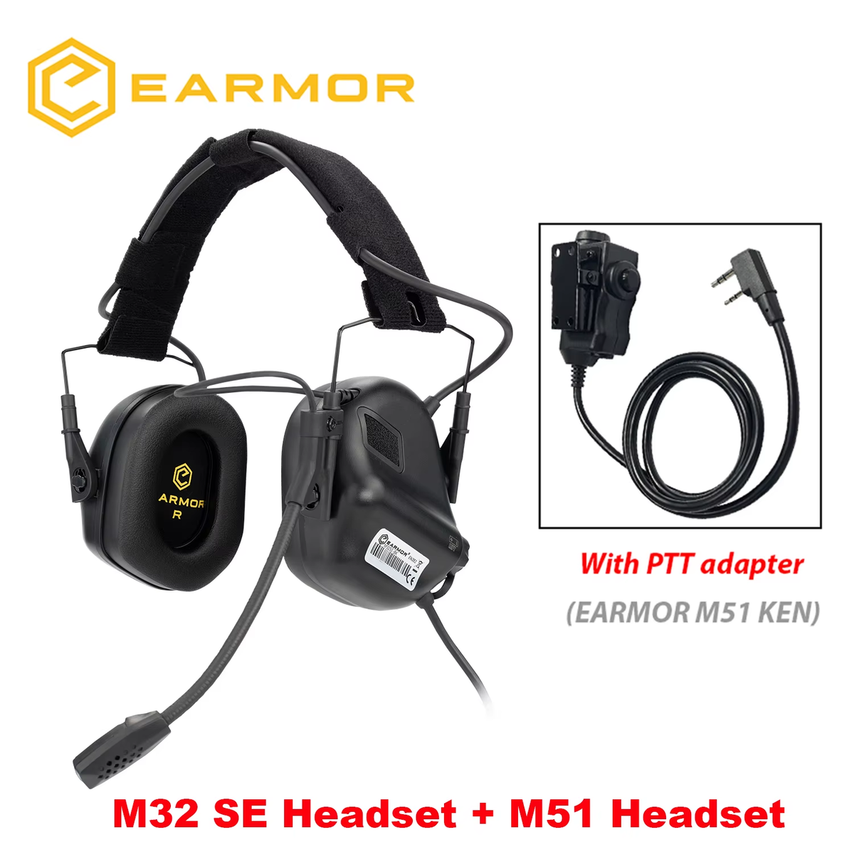 Opsmen Earmor M32 mod4 試着のみ EARMOR M32 MOD4/SE Shooting Earmuffs Tactical Noise