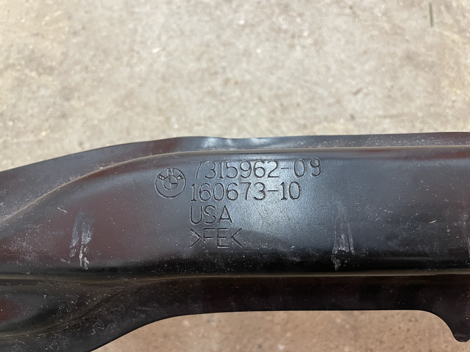 Rear Bumper Reinforcement Impact Bar 7315962-09 OEM BMW X5 X6 M 