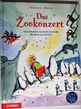 Das Zookonzert Marko Simsa Kinderbuch mit CD 5-7Jahre Kinderkonzert gebr