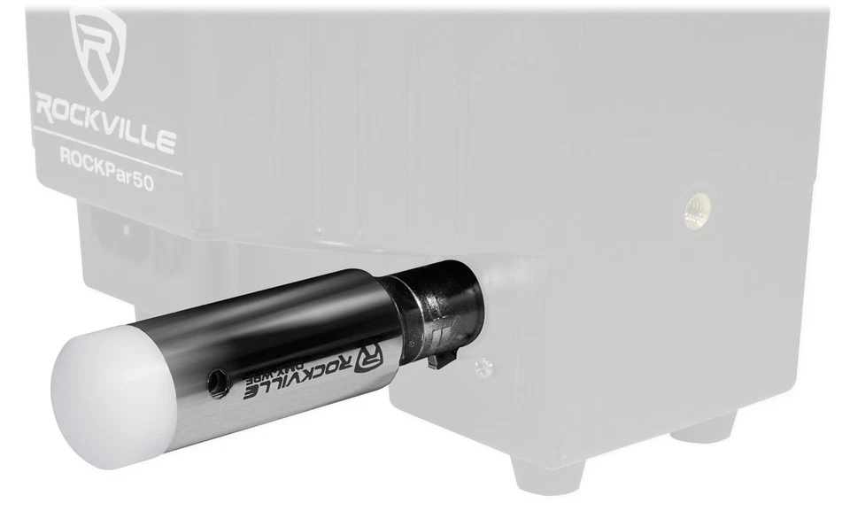 Rockville DMX-WRE 2.4GHZ Wireless DJ DMX Receiver w/ 9 Hour Rechargeable Battery - Image 3 of 4