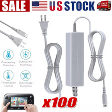 AC Power Supply Charging Adapter Cable Charger For Nintendo Wii U GamePad Lot