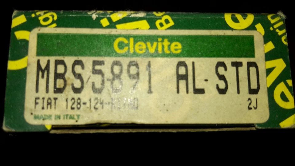 Rodamiento motor estándar serie Fiat 124-125-128-Ritmo-UNO MBS/5-891AL-STD Foto 3 de 3