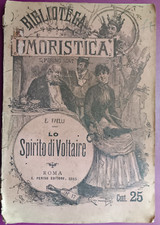 DER GEIST VON VOLTAIRE aus DIE HUMORISTISCHE BIBLIOTHEK - ROM 1885 -12723