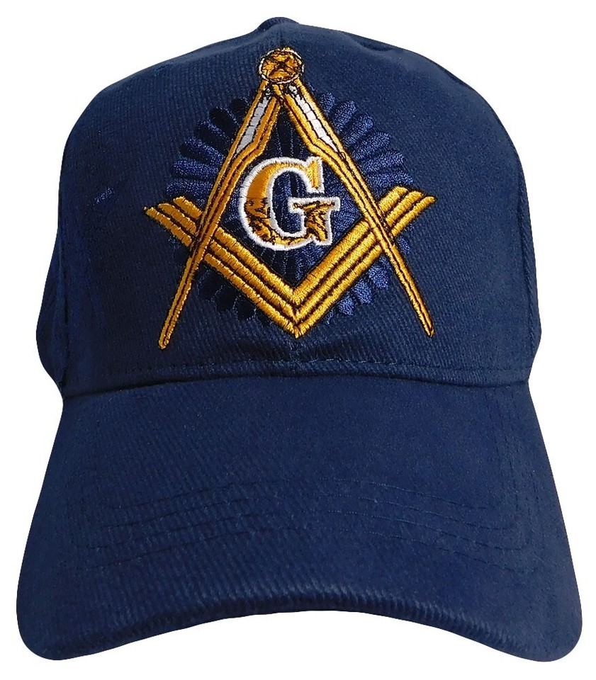 12-Pack Masonic Lodge Embroidered Shadow Hats - Blue Mason Ball Caps, Unisex Adjustable