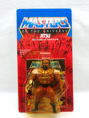 MOTU, VINTAGE, JITSU, Masters of the Universe, MOC, gekrempelt, versiegelt, ungestanzt, He-Man