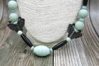 * Silver Snow Jade 25" Necklace with Butterfly Earrings 99.4g — photo 3