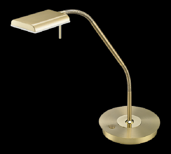Lampada Tavolo Studio Touch Flessibile Dimmer Moderna Ottone Bergamo GD Trio