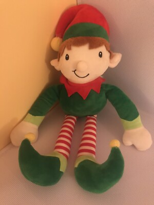 Christmas Elf Boy Pixie Stofftier 14'''' Eurowrap