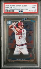 Mike Trout - 2020 Topps Gypsy Queen Chrome Box Topper   PSA 9