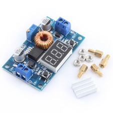 Buck Step-down 75W 5A Power Converter Module DC 4-38V to 1.25-36V LED Voltmeter