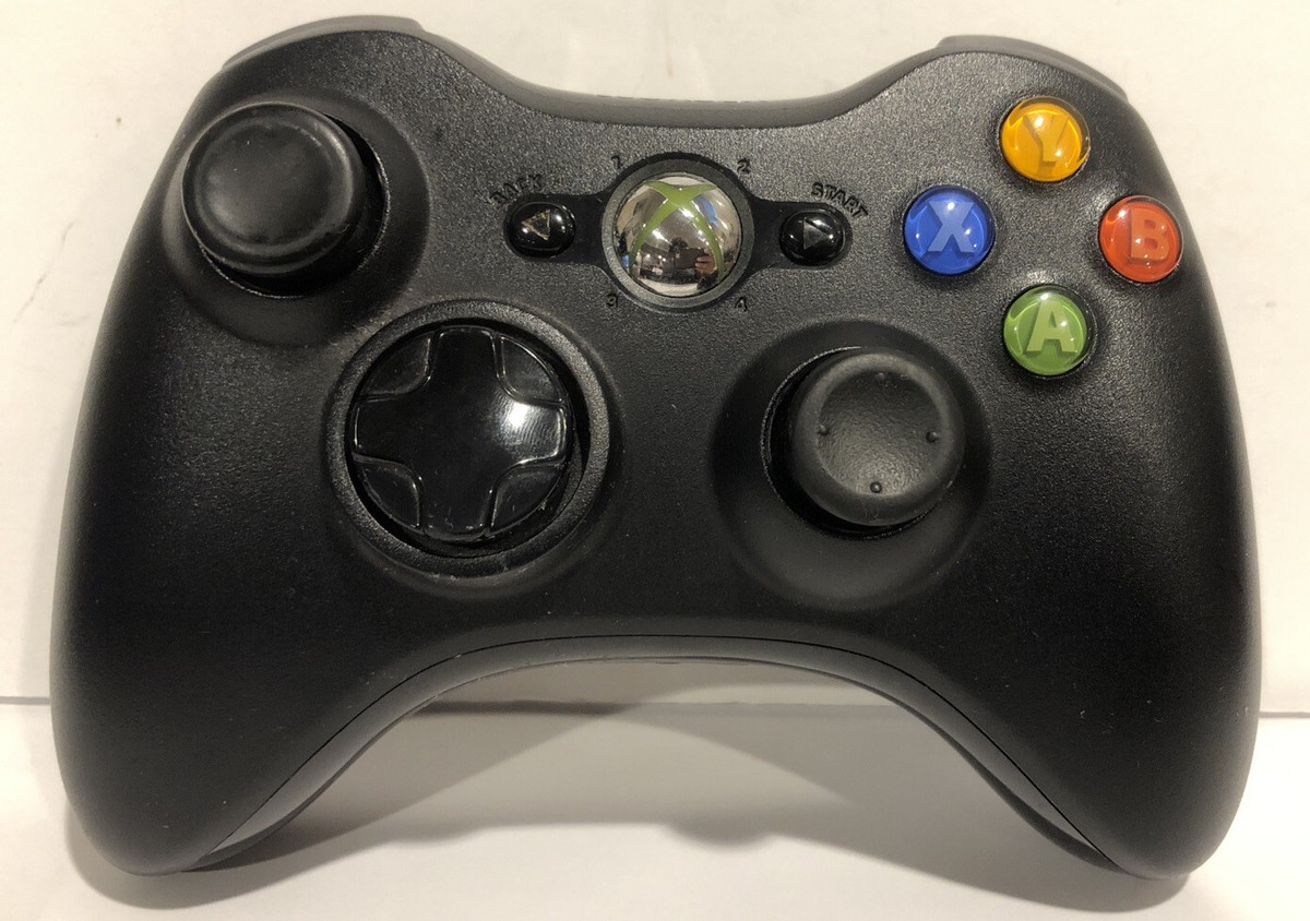Microsoft XBOX 360 コントローラー Official Microsoft Xbox 360 BLACK Wireless Controller