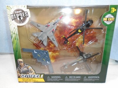True Heroes Sentinel 1---- 4 Pack Sky Wings Die Cast Figures 3yrs+ NEW