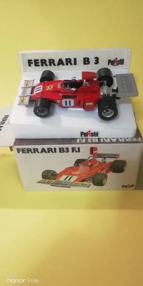 POLISTIL SCALA 1/25 CODICE FX7 FERRARI 312 B3 N° 11 CLAY REGAZZONI IN SCATOLA - Immagine 2 di 4