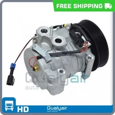 AC Compressor 10S15C fits Freightliner 108SD, 114SD, Business Class M2, M2... QR