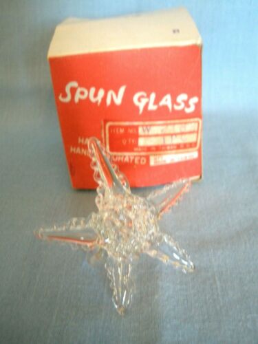 VINTAGE SPUN GLASS NAPKIN RING HOLDER~STARFISH~#2188~NEW~HAND MADE~TAIWAN - Picture 1 of 5