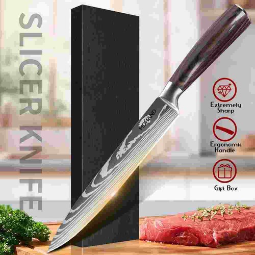 8 Inch MDHAND Knife Kitchen Chef Knife Meat Stainless Steel Cooking Cutlery - Picture 2 of 13
