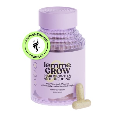 Lemme Grow Hair Growth Supplement for Women Clinically Proven Keratin Complex...