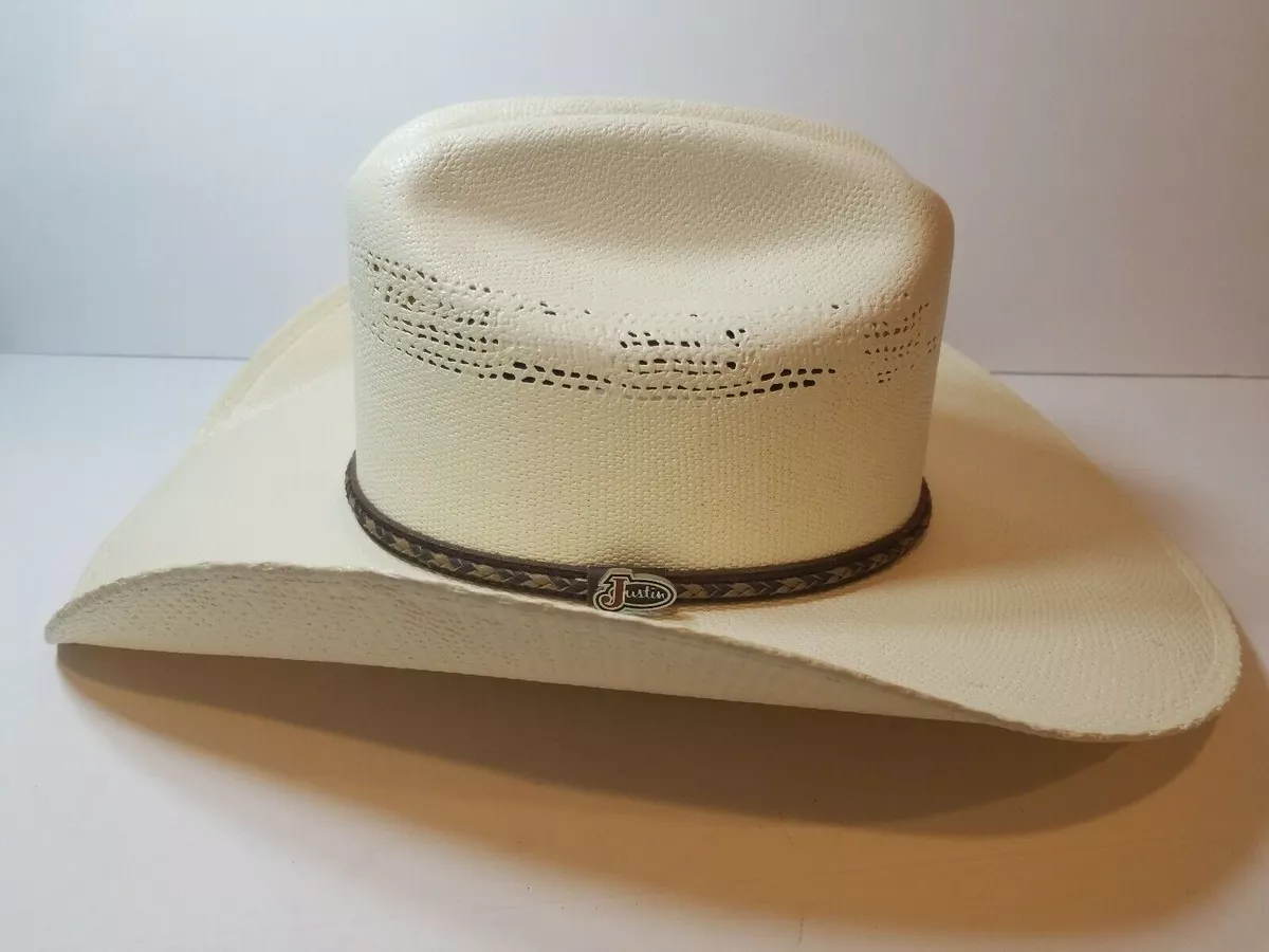 Justin 20X Cutter Straw Cowboy Hat