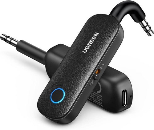 Compact Portable Bluetooth 5.0 Adapter: Transmitter & Receiver for Travel - Afbeelding 11 van 11