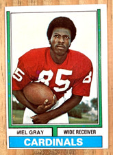 1974 TOPPS MEL GRAY CARD#8 ST. LOUIS CARDINALS UNIVERSITY OF MISSOURI