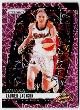 2024 Prizm WNBA Lauren Jackson #108 Pink Velocity /79
