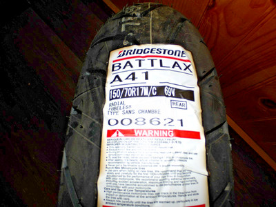Bridgestone Battlax Adventure A41 Rear Motorcycle Tire 150/70R-17 (69V) NEW