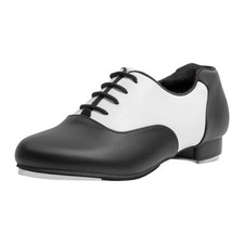 Linodes PU Leather Lace Up Tap Shoe Dance Shoes for Women and Men's Dance Sho...