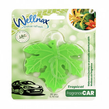 Wellnax Tropical Leaf Car Fragrance 0.7oz Air Freshener