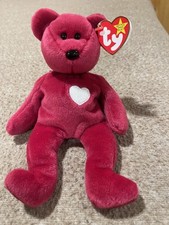 Valentina Ty Beanie Baby Bear 1999 Tag.