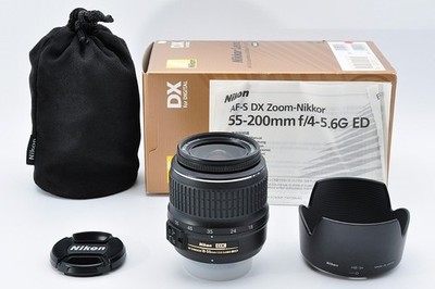 Near Mint Nikon AF-S DX Nikkor 18-55mm f/3.5-5.6G II ED Lens Hood Box JAPAN #459