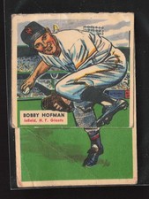 Dave Jolly / Bobby Hofman 1955 Topps Double Header (R414-10) #95-96 TYW6