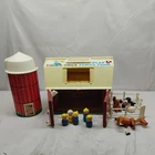 Vintage 1967 Fisher-Price Play Family Farm Barn Set & pieces Style #915