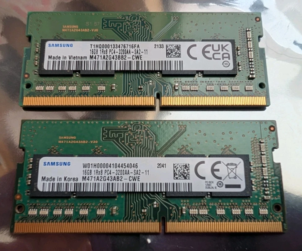 Preços baixos em Computador Samsung SO-DIMM de Memória (RAM) 32 Gb