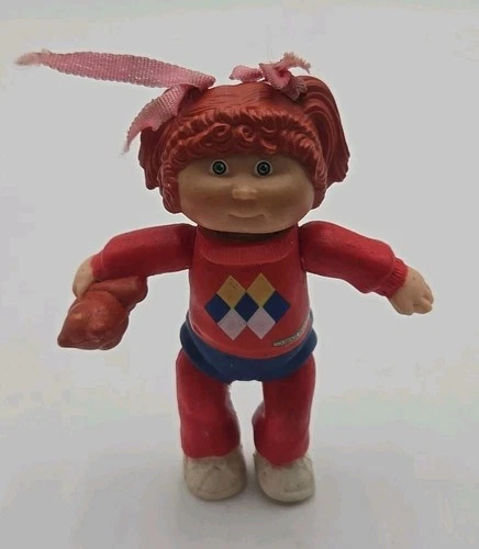 Cabbage Patch Kids Vintage Small Cabbage Patch Kids PVC Figure Red Outfit...