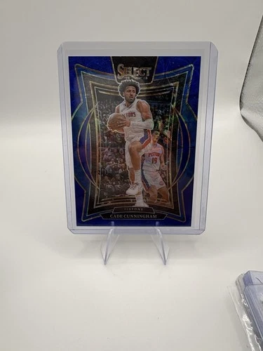 2024-25 Panini Select Concourse Cade Cunningham #65 Blue Scope Prizm /249