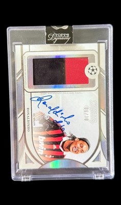 2024/25 Topps Dynasty Ronaldinho R10 /10 On Card Auto Patch Sealed