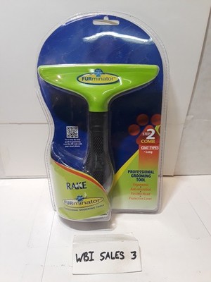 Furminator Rake Step 2 Comb Dog Grooming Long Coats Brand New