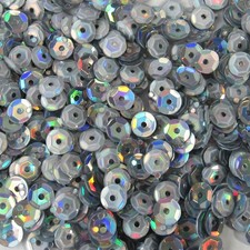 Sequins Frosty Silver Iris 5mm Round Cup 1000 pcs/ 10k pieces 25 Off Loose